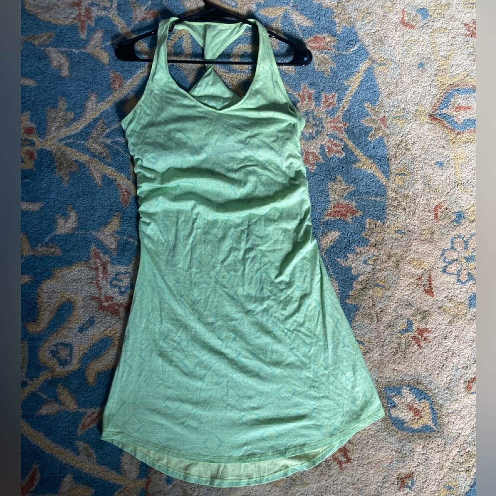 Patagonia Cotton Tencel Green Athletic Dress M
